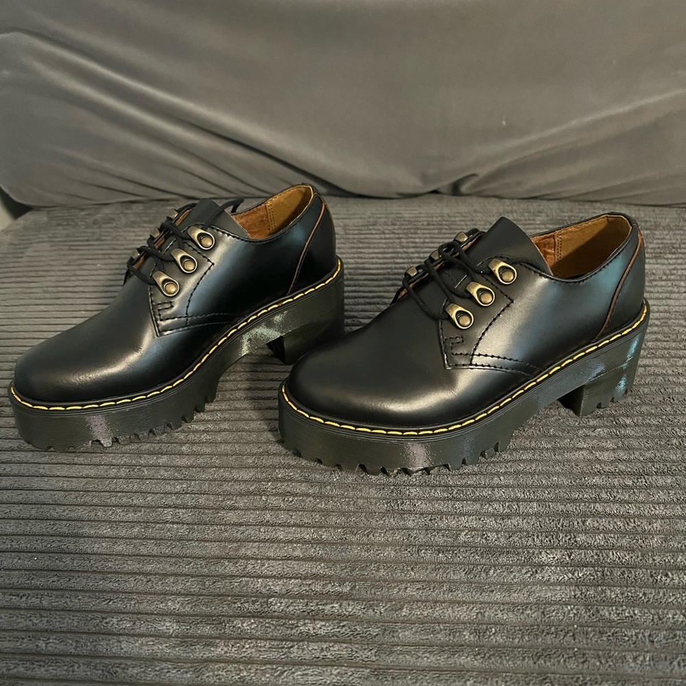 Dr. Martens Black Leather Boots